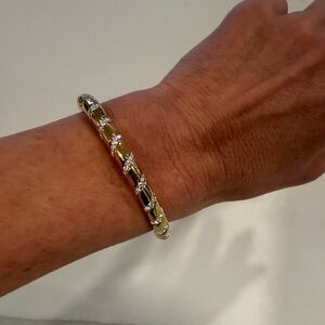 Swarovski Elegant Gold with Crystals Bracelet